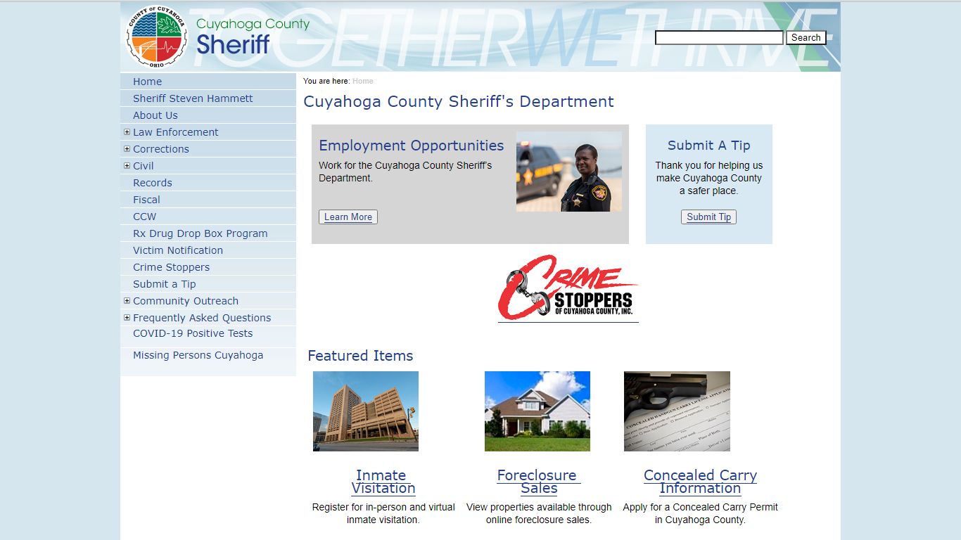 Criminal Records - Cuyahoga County Sheriff's Office